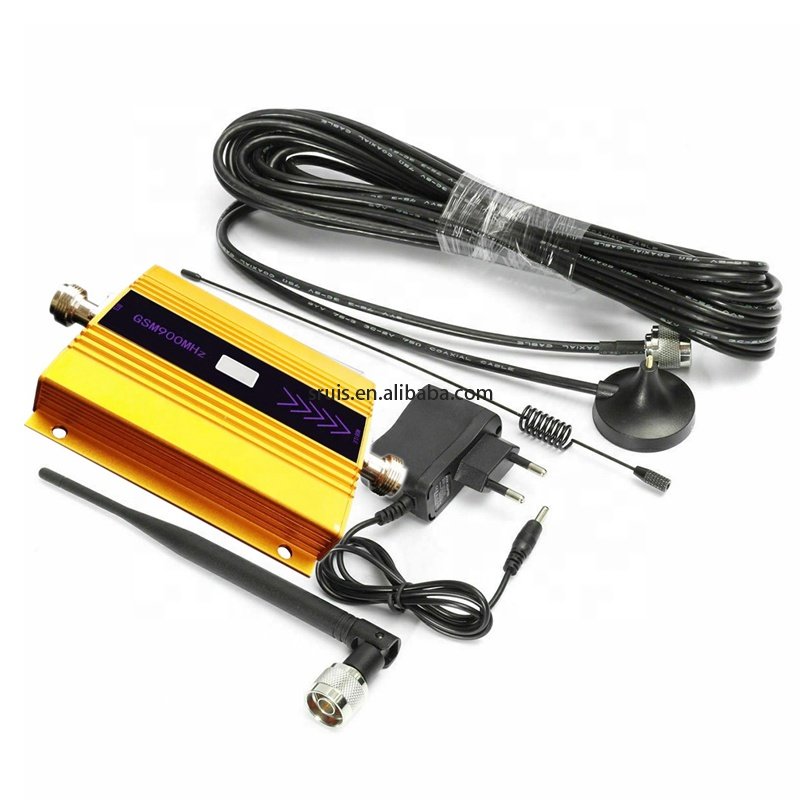900Mhz Signal Repeater GSM 2G 3G 4G Cellular Signal Amplifier Mobile Signal Booster Repeater+2 Antenna With 10m Cable